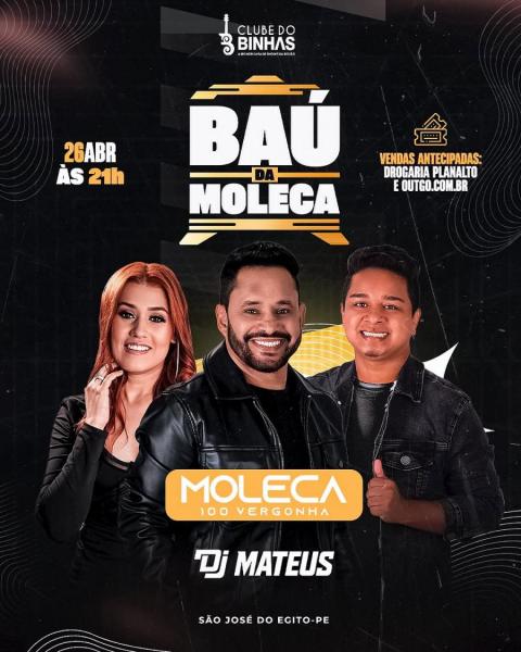Moleca 100 Vergonha e Dj Mateus - Baú da Moleca