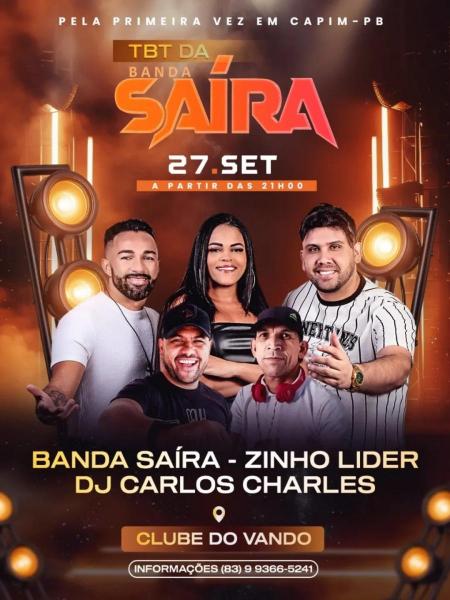 Banda Saíra, Zinho Lider e Dj Carlos Charles - TBT da Banda Saíra