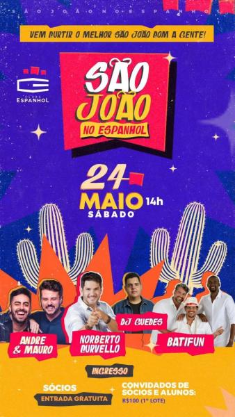 Andre & Mauro ,Noberto Curvello, Dj Guedes e Batifun - São João no Espanhol
