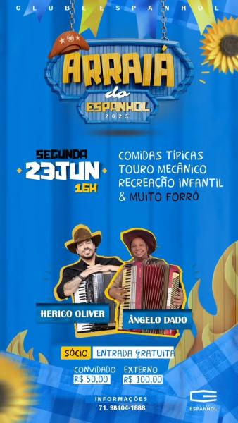 Herico Oliver e Ângelo Dado - Arraiá do Espanhol 2025