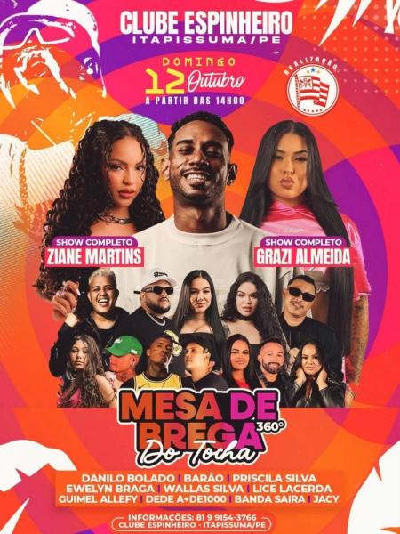 Ziane Martins, Grazi Almeida e Mesa de Brega do Tocha
