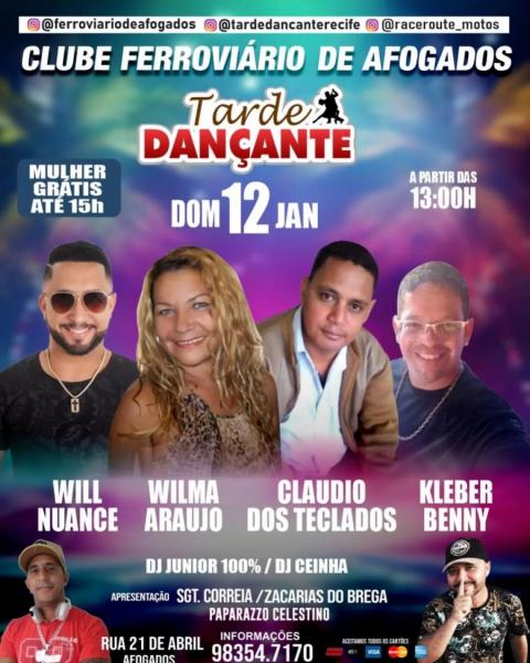 Will Nuance, Wilma Araújo, Claudio dos Teclados e Kleber Benny - Tarde Dançante