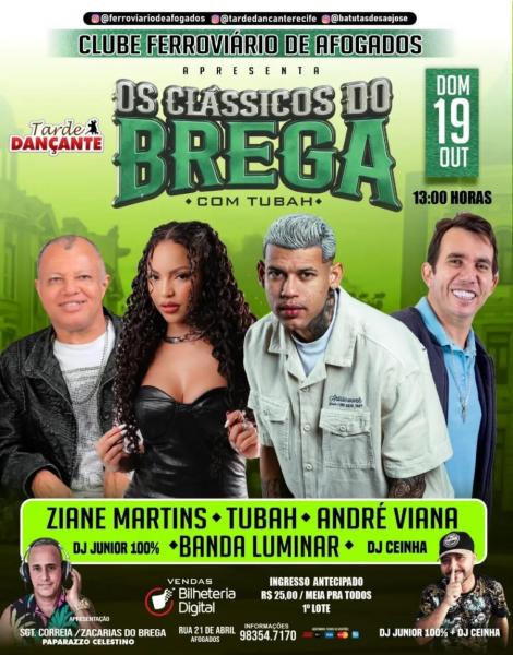 Ziane Martins, Tubah, André Viana e Banda Luminar - Os Clássicos do Brega