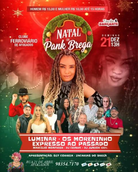 Luminar, Os Moreninho e Exresso ao Passado - Natal da Pank Brega