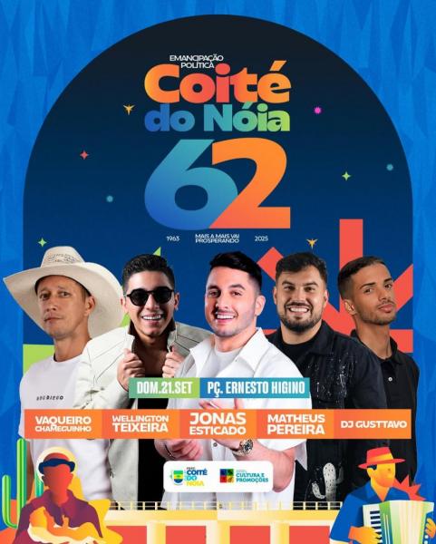 Jonas Esticado, Wellington Teixeira, Vaqueiro Chameguinho, Matheus Pereira e Dj Gustavo