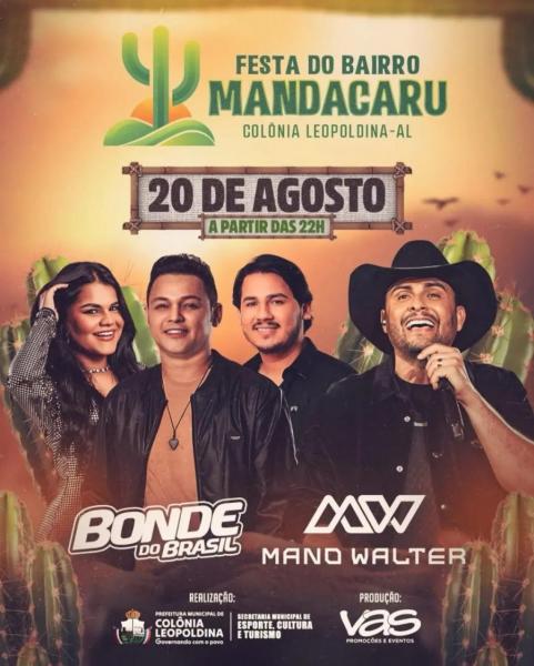 Bonde do Brasil e Mano Walter - Festa do Bairro Mandacaru 2025