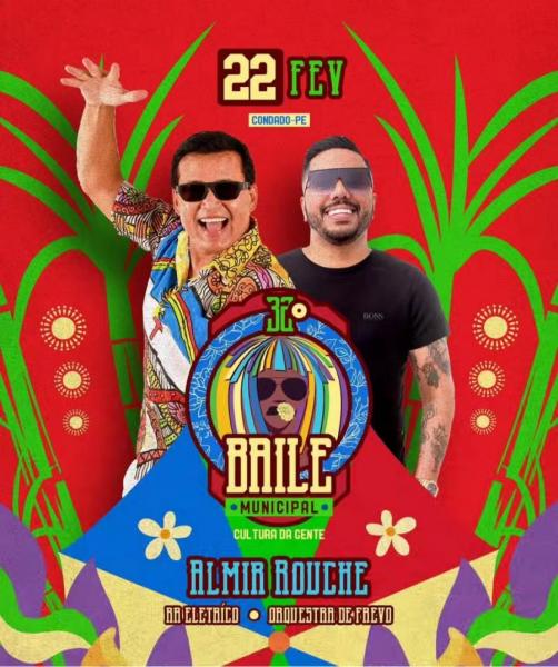 Almir Rouche, RR Elétrico e Orquestra de Frevo - 32º Baile Municipal