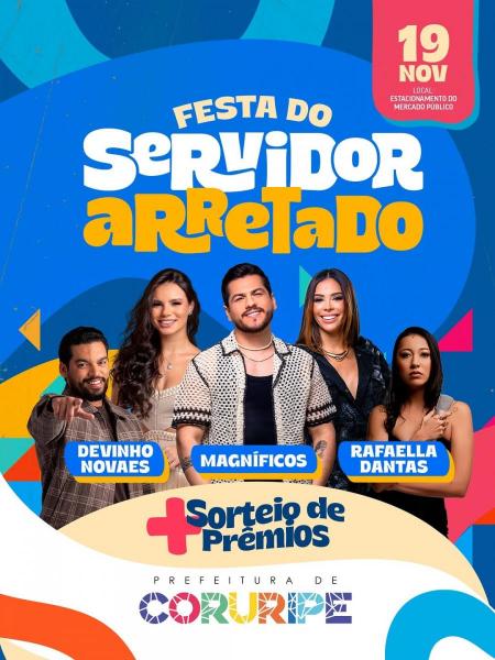 Magníficos, Devinho Novaes e Rafaella Dantas - Festa do Servidor Arretado