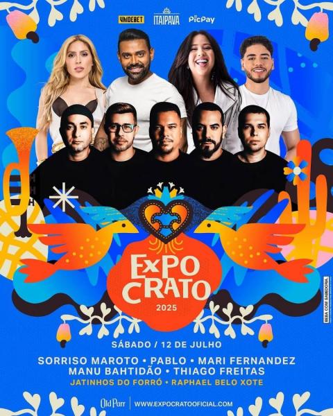 Bell Marques, Simone Mendes, Léo Foguete, Belo, Zé Vaqueiro e Tarcísio do Acordeon - Expo Crato 2025