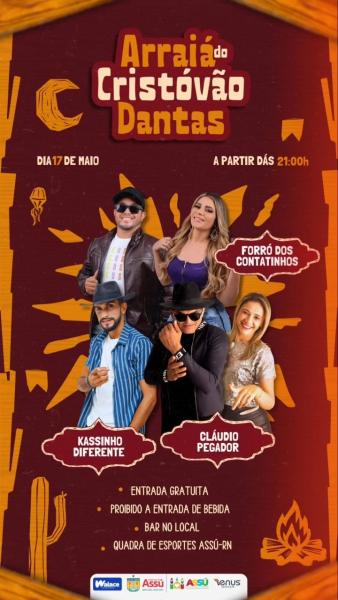 Forró dos Contatinhos, Kassinho Diferente e Cláudio Pegador - Arraiá do Cristóvão Dantas 2025