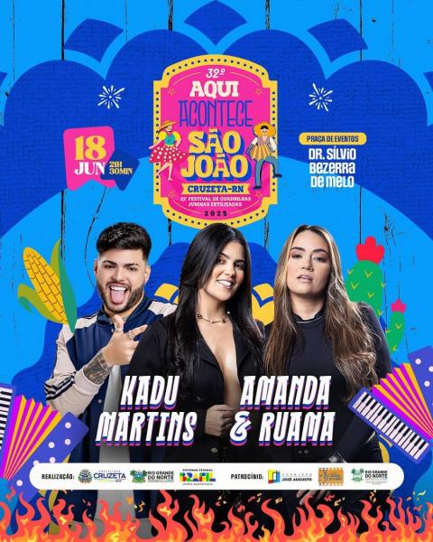 Kadu Martins e Amanda & Ruama - 32º Aqui Acontece São João