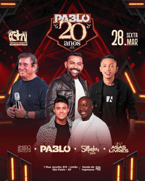 Pablo, Silfaley, Amado Batista e Asas Livres