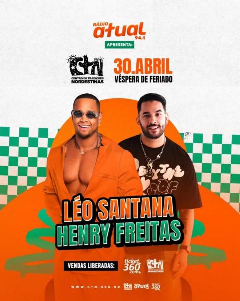 Léo Santana e Henry Freitas