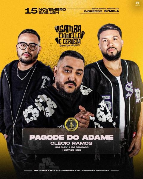 Pagode do Adame, Clécio Ramos, Dj Cley e Dj Cansado - Samba, Chinello e Cerveja