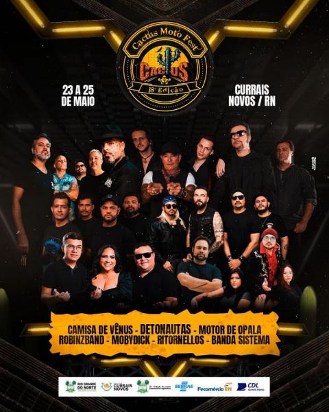 Robinzban, Detonautas e Motor de Opala - 18º Cactus Moto Fest 2025