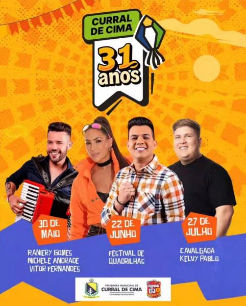 Raniery Gomes, Michele Andrade e Vitor Fernandes