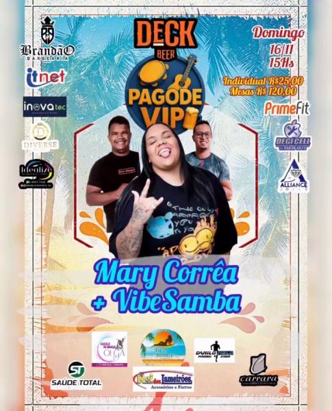 Mary Corrêa e VibeSamba - Pagode VIP