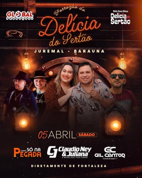 Forró Só na Pegada, Claudio Ney & Juliana e Gil Cantor