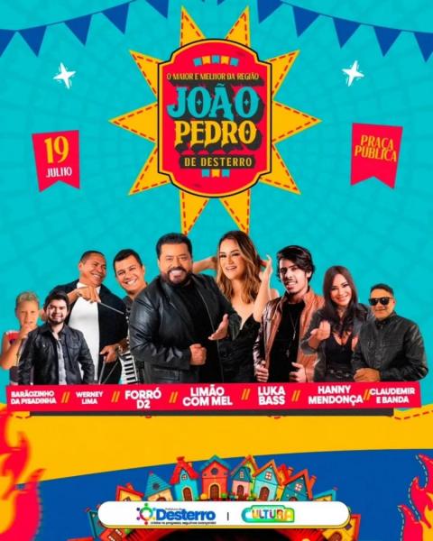 Forró D2, Limão com Mel, Luka Bass, Hanny Mendonça e Claudemir & Banda - João Pedro