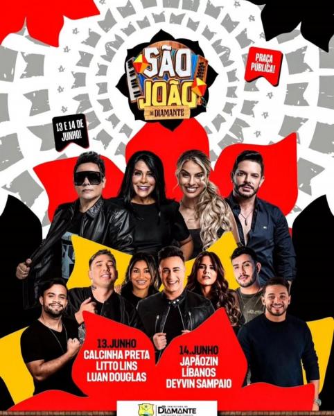Calcinha Preta, Litto Lins e Luan Douglas