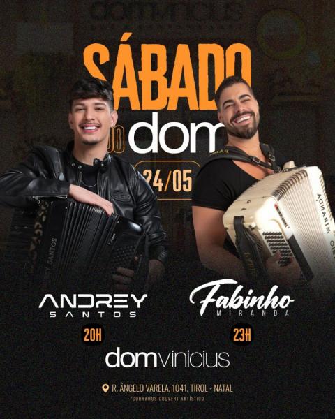 Andrey Santos e Fabinho Miranda