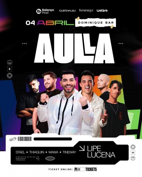 Lipe Lucena, Stael, Thiaguin, Wawa e Tineway - Aulla