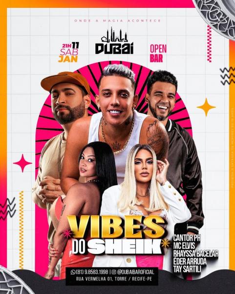 Cantor PH, Mc Elvis, Rhayssa Bacelar, Eder Arruda e Tay Sartili - Vibes do Sheik