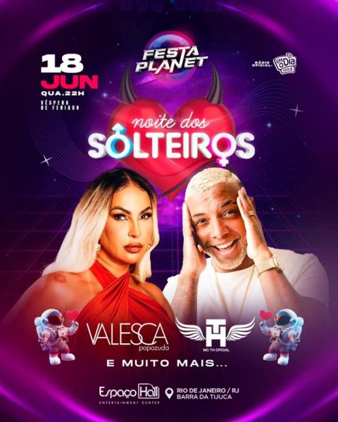 Valesca Popozuda e MC TH - Noite dos Solteiros