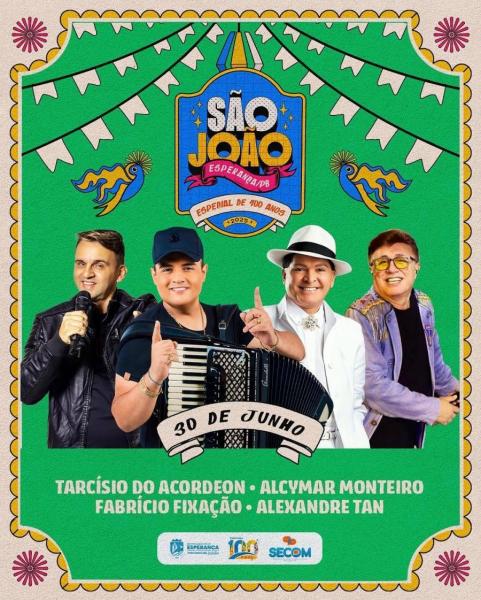 Tarcísio do Acordeon, Alcymar Monteiro, Fabrício Fixação e Alexandre Tan