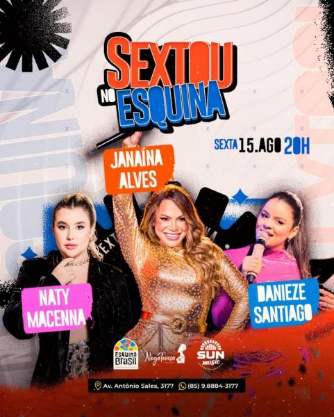 Naty Macenna, Janaína Alves e Danieze Santiago