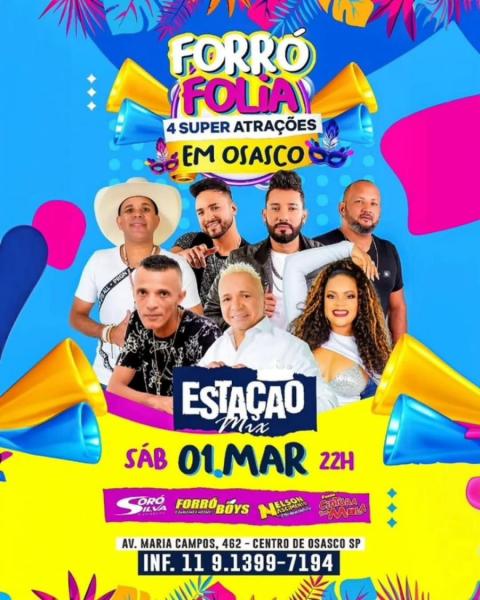 Soro Silva, Forró Boys, Cintura de Mola e Nelson Nascimento - Forró Folia 2025