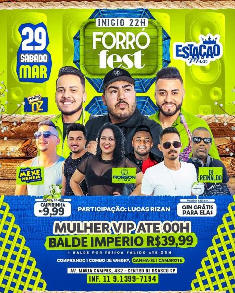 Piseiro de Oz, Mexe Nenem, Robson Lima e Dj Reinaldo - Forró Fest