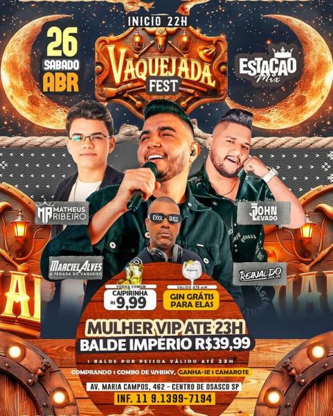 Matheus Ribeiro, John Levado, Marciel Alves e Reinaldo - Vaquejada Fest