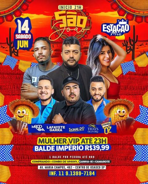 Márcio Viana, Lafayete Garra, Thais Olliveira e Dj Reinaldo