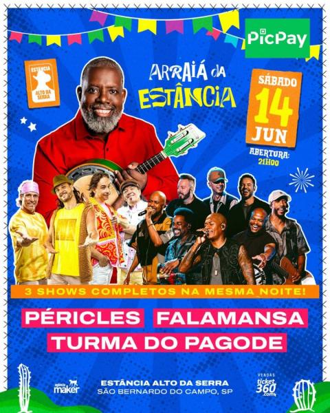 Péricles, Falamansa e Turma do Pagode - Arraiá da Estância 2025