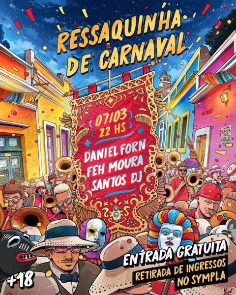 Daniel Forn, Feh Moura e Santos Dj - Ressaquinha de Carnaval