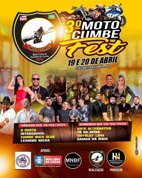 O Susto, Intragáveis, Cumbe Rock Blue e Leandro Rocha - 3º Moto Cumbe Fest
