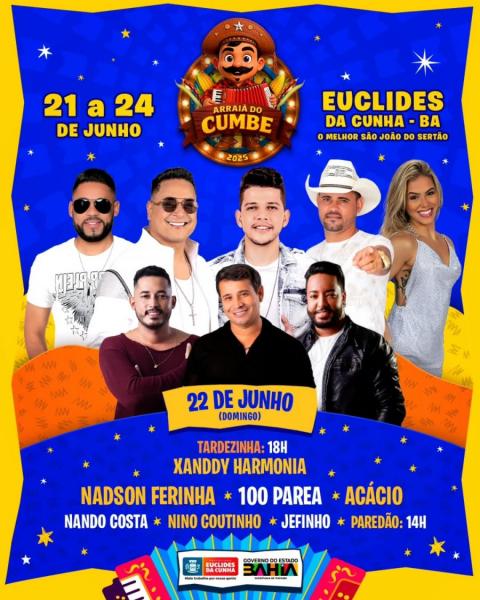 Xanddy Harmonia, Nadson Ferinha, 100 Parea, Acácio, Nando Costa, Nino Coutinho e Jefinho - Arraiá do Cumbe 2025