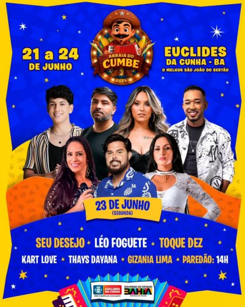 Seu Desejo, Léo Foguete, Toque Dez, Kart Love, Thays Dayana e Gizania Lima - Arraiá do Cumbe 2025