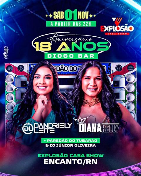 Dandriely Leite e Diana Kelly