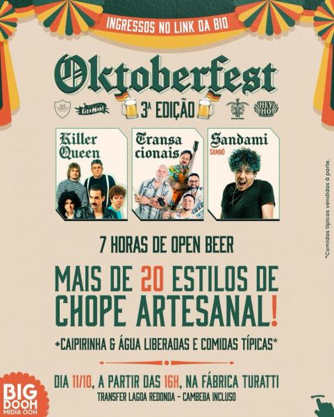 Killer Queen, Transacionais e Sandami - 3ª Oktoberfest Turatti 2025