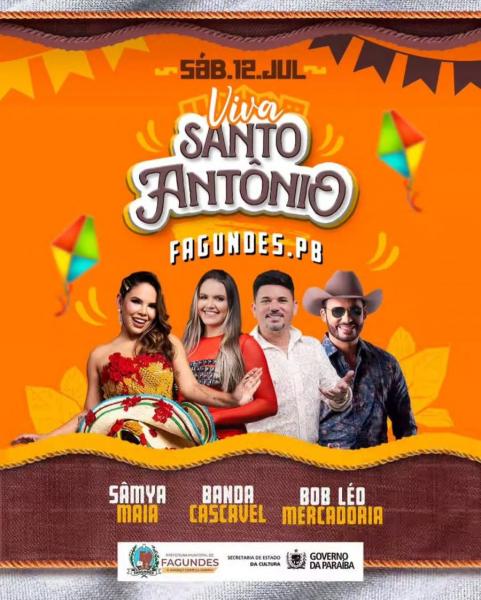 Sâmya Maia, Banda Cascavel e Bob Léo Mercadoria - Viva Santo Antônio