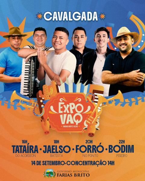 Tataíra do Acordeon, Jaelso Batista, Forró no Ponto e Bodim Pisiero - ExpoVaq 2025