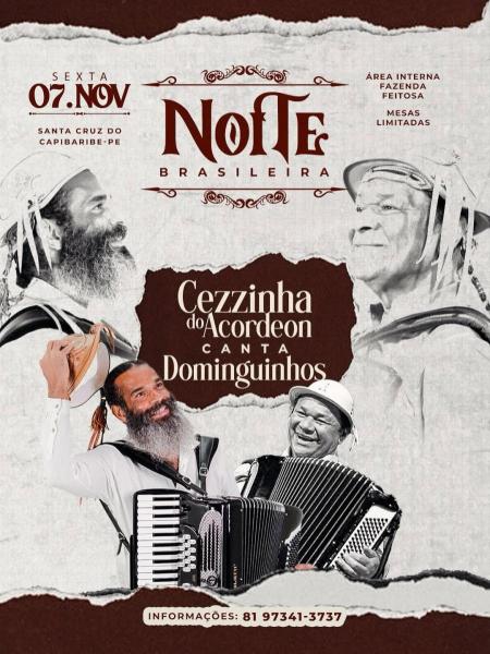 Cezzinha do Acordeon - Canta Dominguinhgos - Noite Brasileira