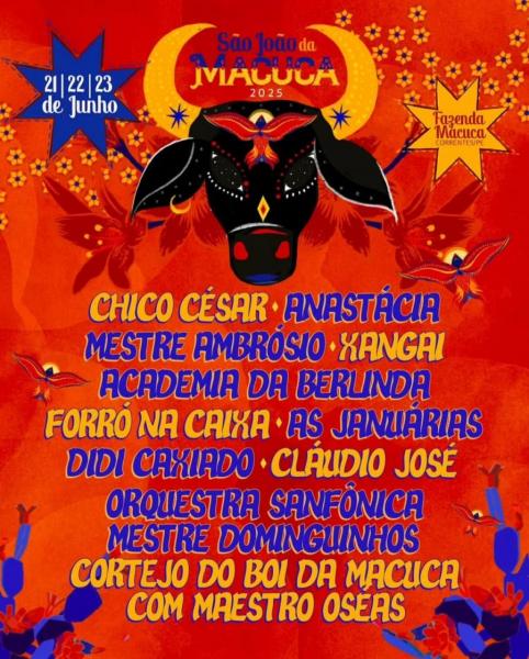 Xangai, Academia da Berlinda, Orquestra Mestre Dominguinhos e Cláudio José - São João da Macuca 2025