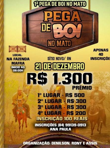 1º Pega de Boi no Mato da Fazenda Mafra