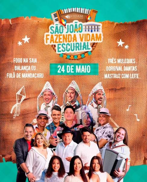 Fogo na Saia, Balança Eu, Fulô de Mandacaru, Três Muleques, Dorgival Dantas e Mastruz com Leite - São João Fazenda Vidam Escurial