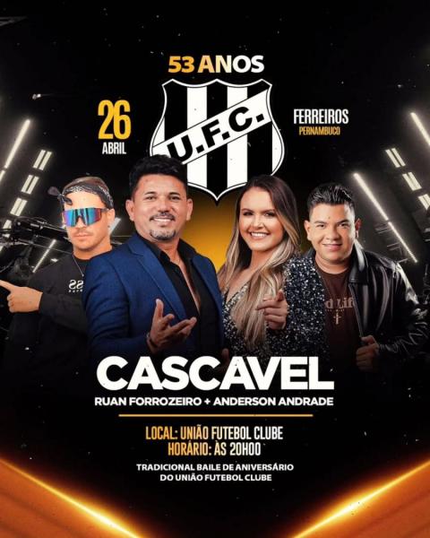 Cascavel, Ruan Forrozeiro e Anderson Andrade