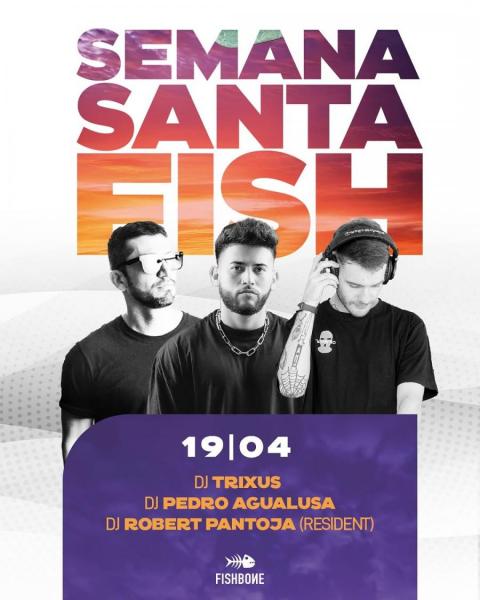 Dj Trixus, Dj Pedro Agualusa e Dj Robert Pantoja