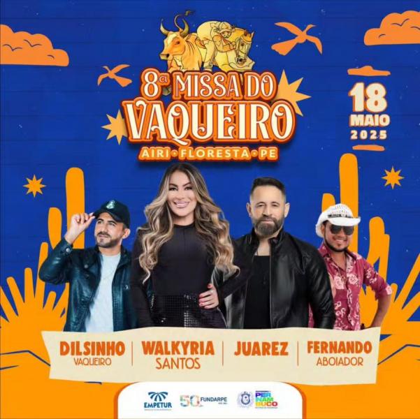 Walkyria Santos, Dilsinho Vaqueiro, Juarez e Fernando Aboiador - 8ª Missa do Vaqueiro